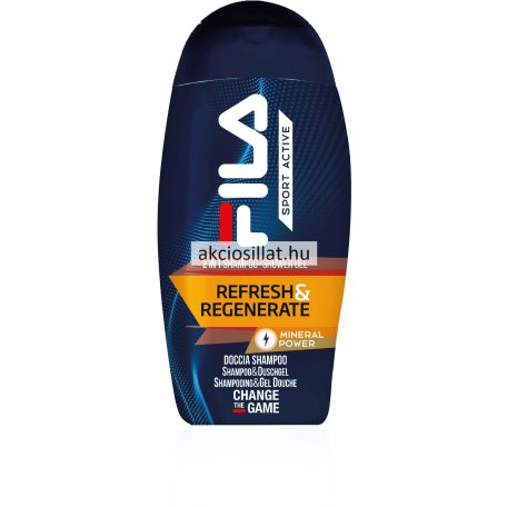 Fila Sport Active Refresh & Regenerate 2in1 sampon és tusfürdő gél 250ml