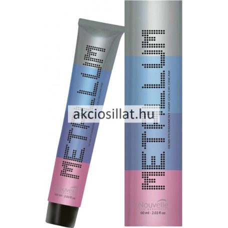 Nouvelle Metallum Féltartós Hajszínező Krém 9.001 Silver Sun 60ml