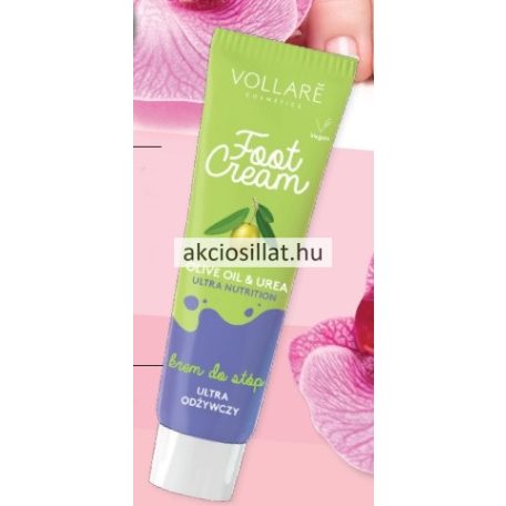 Vollaré Olíva Olaj + Urea bőrtápláló sarokpuhító lábkrém 100ml