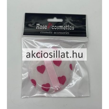 Rose Cosmetics Puderszivacs Szív 1 db