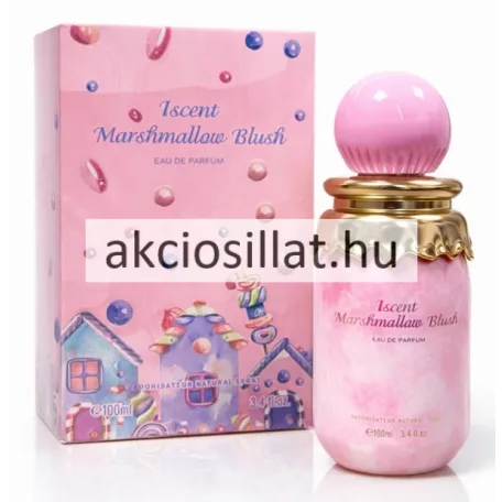 Iscents Marshmallow Blush EDP 100ml női parfüm fehér-rózsaszín üvegben