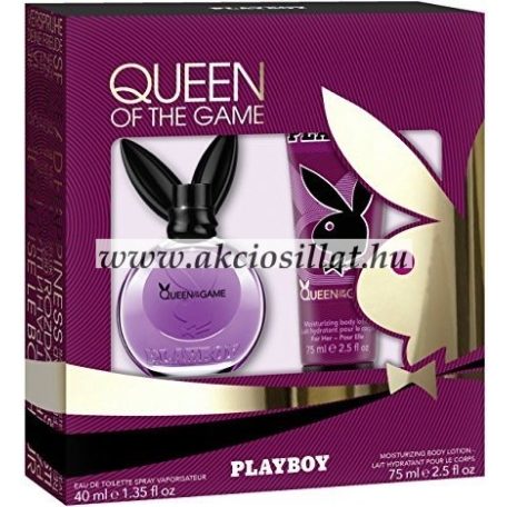 Playboy-Queen-Of-The-Game-Ajandekcsomag-EDT-40ml-Testapolo-75ml
