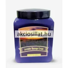 Angel Levendula Masszázskrém 1000ml kék flakonban, arany színű magyar nyelvű címkével.
