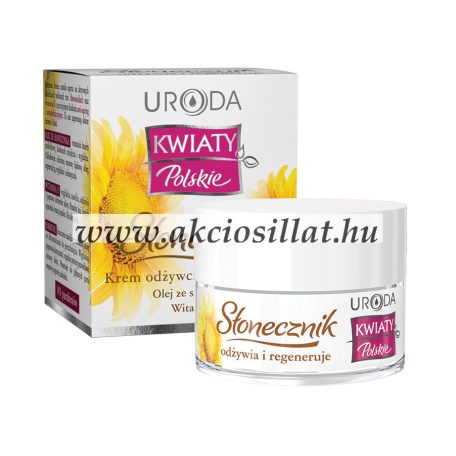 Uroda-Kwiaty-Polskie-taplalo-regeneralo-arckrem-napraforgo-kivonattal-es-E-vitaminnal-50ml
