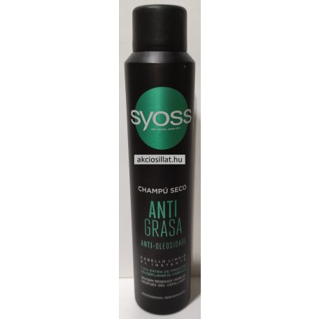 Syoss Anti Grease Száraz Sampon 200ml