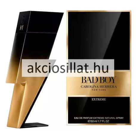 Carolina Herrera Bad Boy Extreme Edp 50ml férfi parfüm