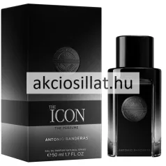 Antonio Banderas The Icon The Parfum 50ml EDP ferfi parfum sötétkék üvegben arany érmével.