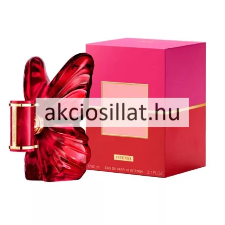 Carolina Herrera La Bomba Intensa EDP női parfüm rubinvörös lepke formájú üvegben piros rózsaszín díszdobozzal akciosillat
