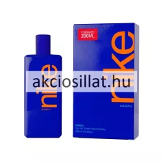 Nike Indigo Man EDT 200ml férfi parfüm kobaltkék üvegben és narancssárga feliratos dobozban akciosillat