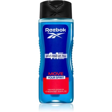 Reebok Move Your Spirit 4in1 for men férfi tusfürdő gél 250ml