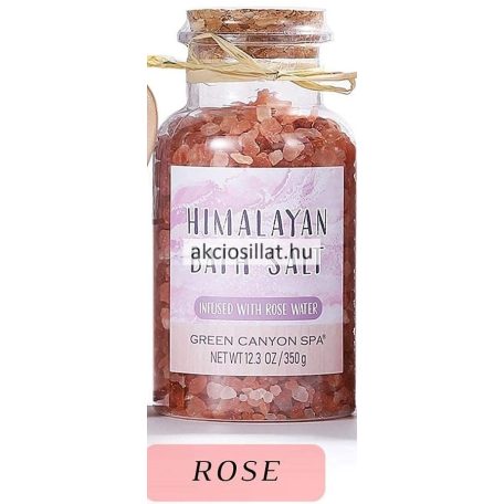 Green Canyon Spa Himalayan Rose Water fürdősó 350g