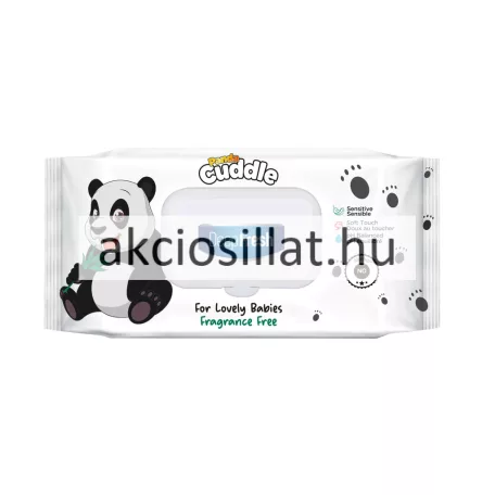 Deep Fresh Panda Cuddle Nedves Baba törlőkendő 72db