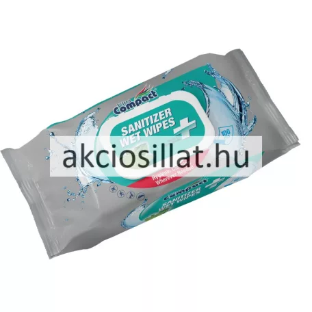 Ultra Compact Sanitizer univerzális nedves törlőkendő 100db