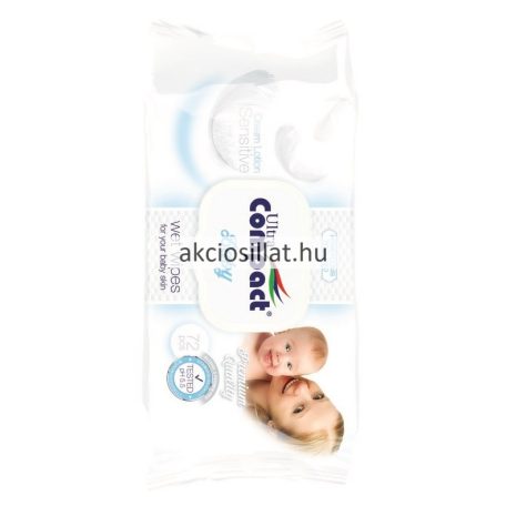 Ultra Compact Baby Sensitive Nedves Törlőkendő érzékeny bőrre 72db