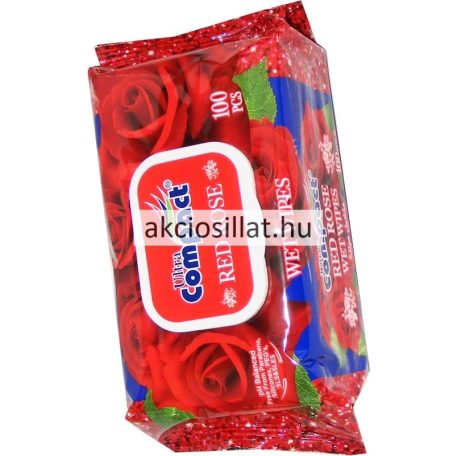 Ultra Compact Red Rose Nedves Törlőkendő 100db