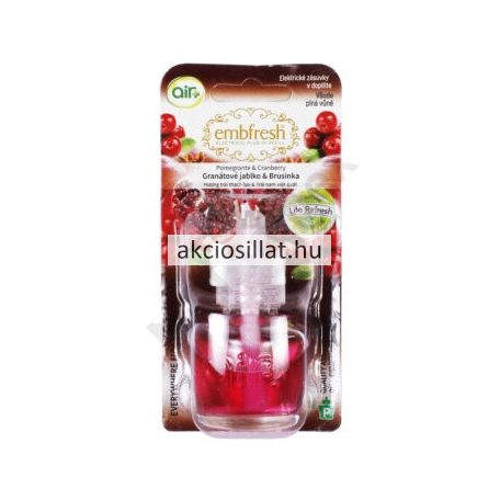 Embfresh Air+ Elektromos illatosító utántöltő Pomegrante & Cranberry 19ml