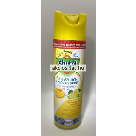 Abutol Fresh Lemon & Mint Levegő és Felület tisztító spray 450ml