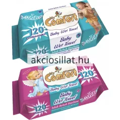 My Comfort Baby Angel Nedves Törlőkendő 120db