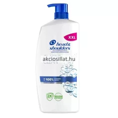 Head and Shoulders Classic Clean 800ml-es XXL pumpas sampon flakonja kek-feher szinben.