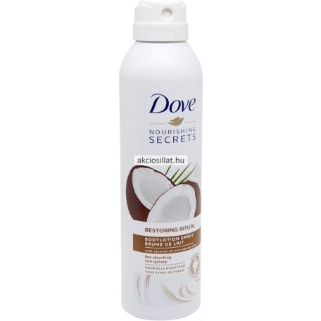 Dove Nourishing Secrets Coconut Oil and Almond Milk testápoló hab 190ml