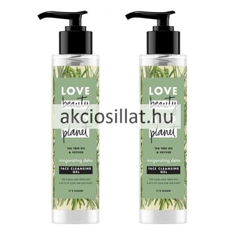 Love Beauty And Planet Tea Tree Oil & Vetiver arctisztító gél 125ml