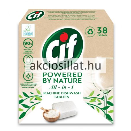 Cif Powered by Nature All in 1 Mosogatógép Tabletta 38db