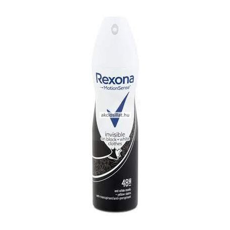 Rexona Invisible On Black & White Clothes dezodor 150ml