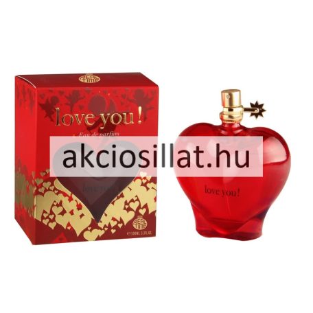 Real Time Love You Red EDP 100ml / Cacharel Amor Amor parfüm utánzat