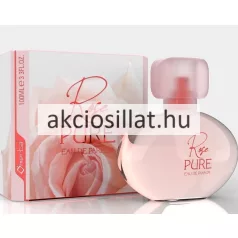Omerta Rose Pure 100ml EDP női parfüm üvege és doboza rózsás grafikával.