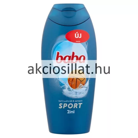 Baba Sport 2in1 Férfi tusfürdő és sampon 400ml