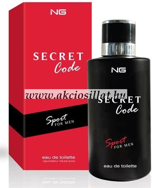 NG Secret Code Sport For Men parfüm rendelés - Olcsó parfüm és parfüm