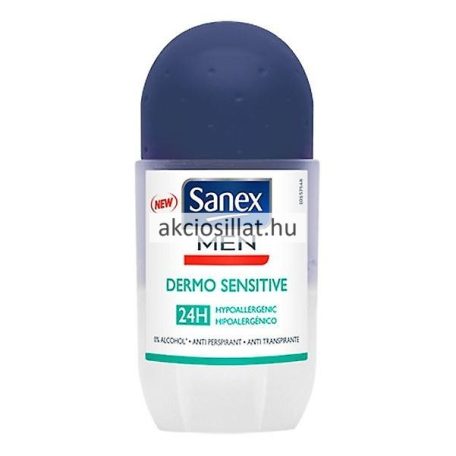 Sanex Men Dermo Sensitive 24H 0% Alkohol Deo Roll-On 50ml