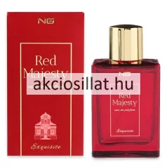 NG Red Majesty EDP 100ml női parfüm vörös üvegben és dobozban.