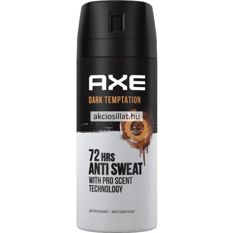 Axe Dark Temptation Anti Sweat 72H dezodor 150ml