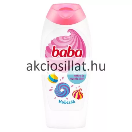 Baba Habcsók Málna és Rózsafa tusfürdő 400ml
