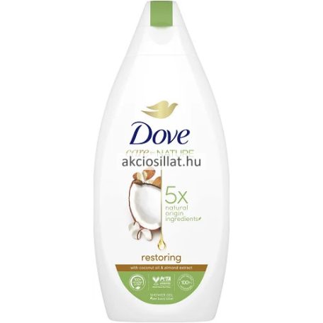 Dove Restoring with coconut oil & almond extract tusfürdő 400ml