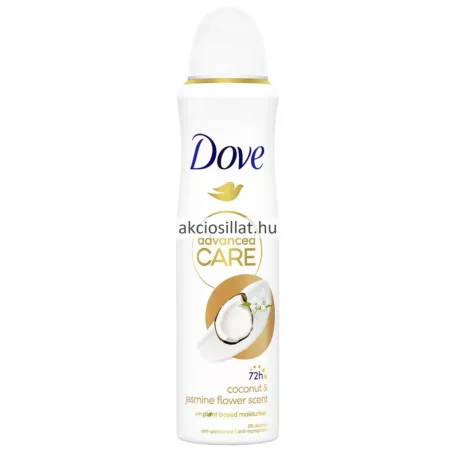 Dove Coconut & Jasmine Flower Scent 72h dezodor 150ml