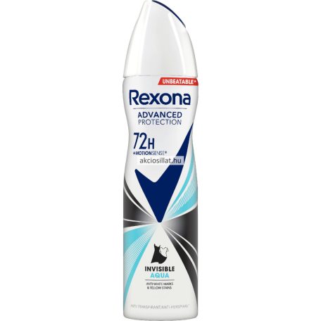 Rexona Invisible Aqua 48h női dezodor (deo spray) 150ml
