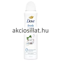 Dove Fresh Care+ Fresh Original 150ml alumínium- és alkoholmentes dezodor spray pamut virág motívummal