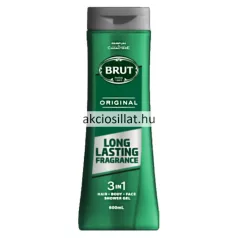 Brut Original 600ml-es férfi tusfürdő klasszikus zöld flakonban.