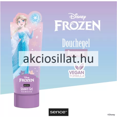Sence Disney Frozen Elza 250ml vegán gyermek tusfürdő erdei bogyó illattal és Elza hercegnő mintával