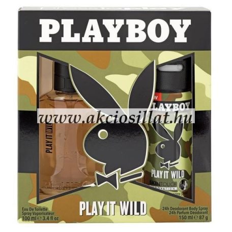 Playboy-Play-It-Wild-For-Him-Ajandekcsomag-100ml-EDT-150ml-Dezodor