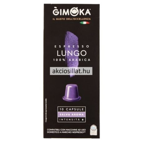 Gimoka Lungo Nespresso kompatibilis kapszula 10db