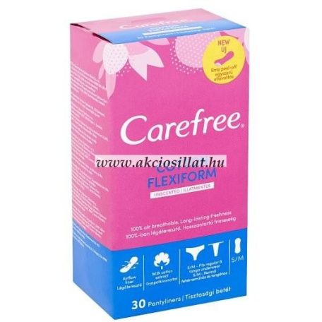 Carefree Cotton Flexiform tisztasági betét 30db