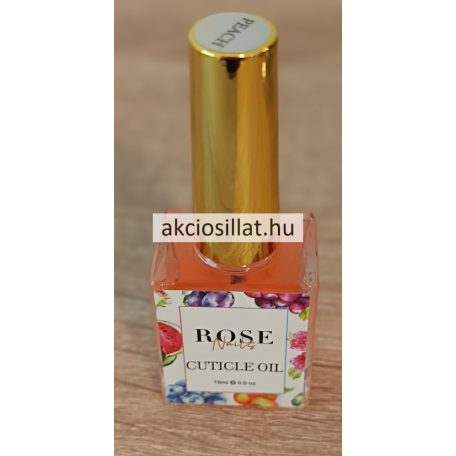 Rose Nails Cuticle Oil Peach Barack illatú körömágy olaj 15ml