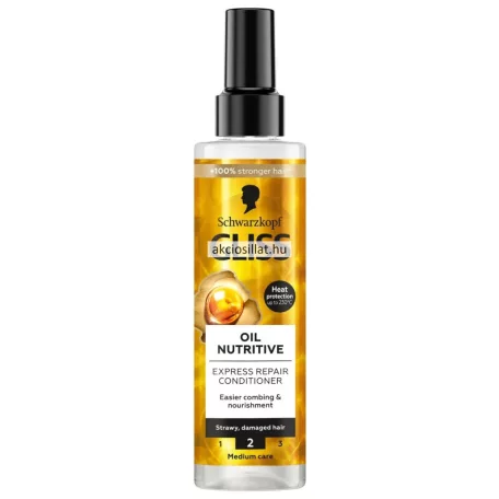 Gliss Kur Oil Nutritive Express Repair Hajbalzsam Spray 200ml