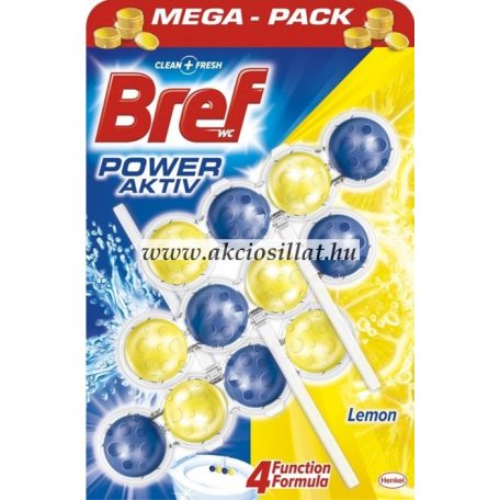 Bref-Power-Aktiv-Juicy-Lemon-WC-frissito-3x50g