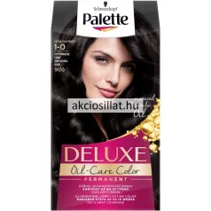   Schwarzkopf Palette Deluxe hajfesték 1-0(900) Mély természetes fekete