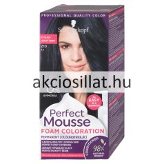 Schwarzkopf Perfect Mousse hajfesték 210 Jeges fekete