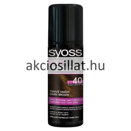 Syoss Root Retoucher lenövést elfedő hajszínező spray Sötét Barna 120ml